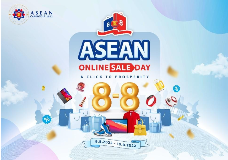 Ngày mua sắm trực tuyến lớn nhất ASEAN mùa 3 - ASEAN Online Sale Day 2022 sẽ diễn ra từ ngày 8 – 10/8/2022