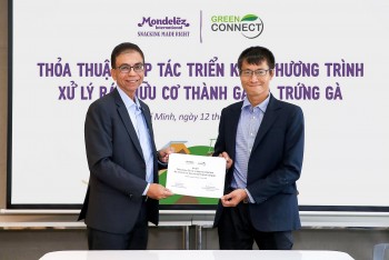 Mondelez Kinh Đô Việt Nam tài trợ dự án  “Xử lý rác hữu cơ thành gà và trứng gà”
