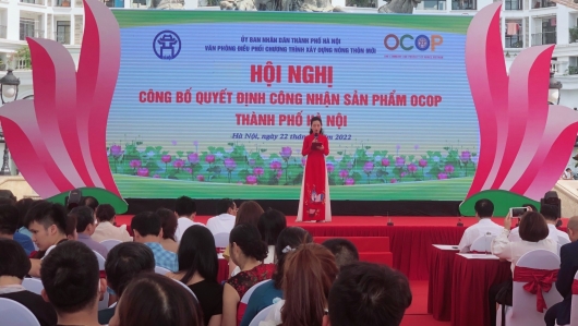 Hà Nội công nhận 595 sản phẩm đạt chuẩn OCOP năm 2021