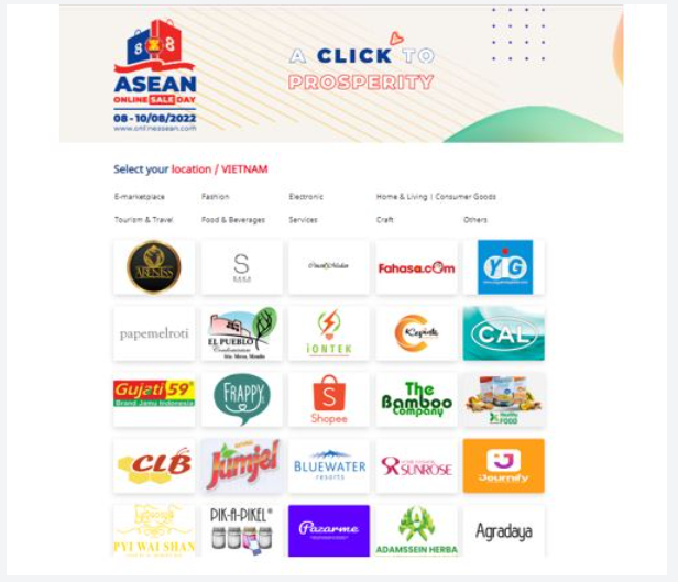 Hơn 300 doanh nghiệp tham gia Chương trình Ngày mua sắm trực tuyến lớn nhất ASEAN 2022