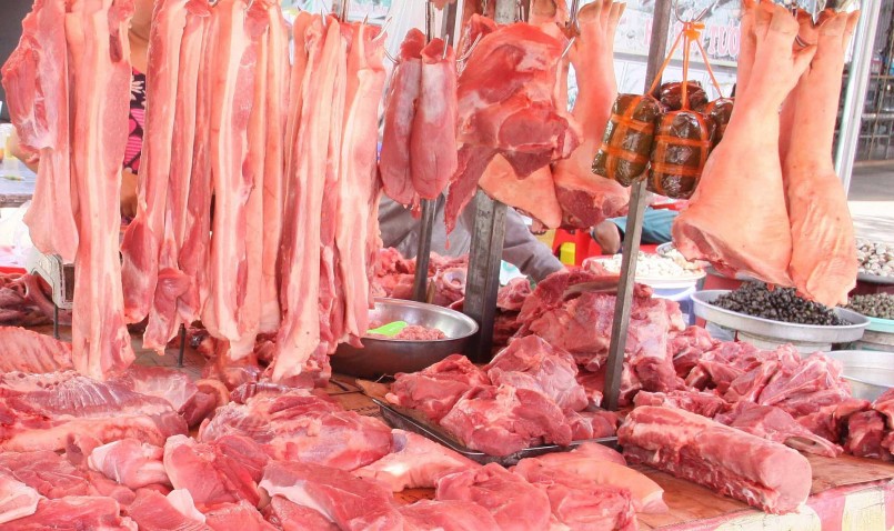 Thị trường thịt heo cuối năm dự báp sẽ ít biến động.