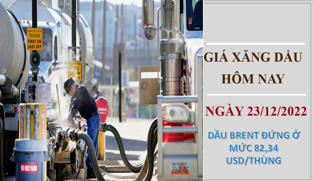 Giá xăng dầu hôm nay 23/12/2022: Dầu thô duy trì đà tăng mạnh