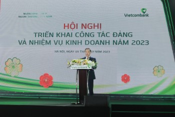 Vietcombank tổ chức thành công Hội nghị triển khai công tác Đảng và nhiệm vụ kinh doanh năm 2023