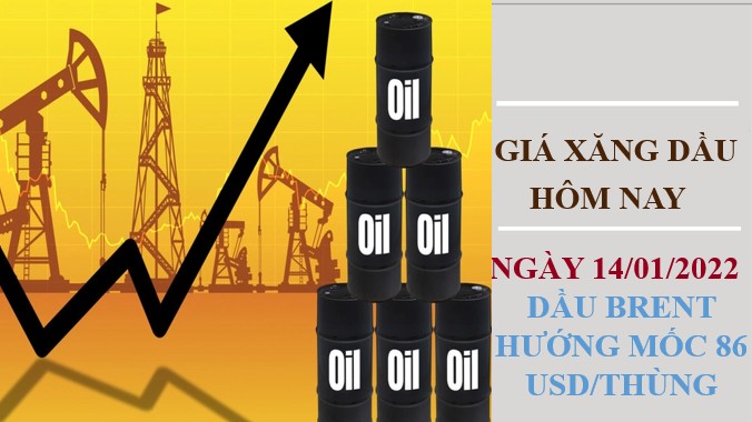 Dầu Brent hướng mốc 86 USD/thùng