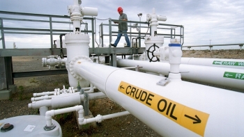 Giá dầu thô lại lao dốc trước lo ngại khủng hoảng ngân hàng