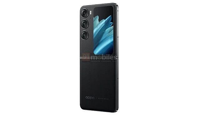 Hình ảnh rò rỉ của Oppo Find N3 Flip cho thấy một camera phụ