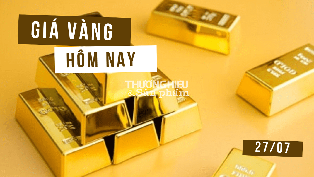 Giá vàng hôm nay ngày 27/7/2023: Vàng thế giới tăng nhẹ, vàng trong nước biến động trái chiều