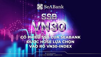 Cổ phiếu SSB của SeABank được HOSE lựa chọn vào rổ VN30-Index