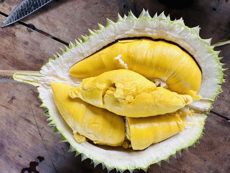 Musang King được rao bán tại chợ đầu mối sỉ sầu riêng