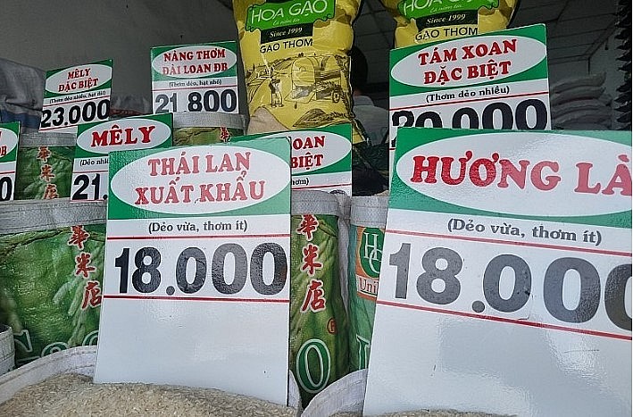 giá lúa gạo nội địa đã liên tục điều chỉnh tăng