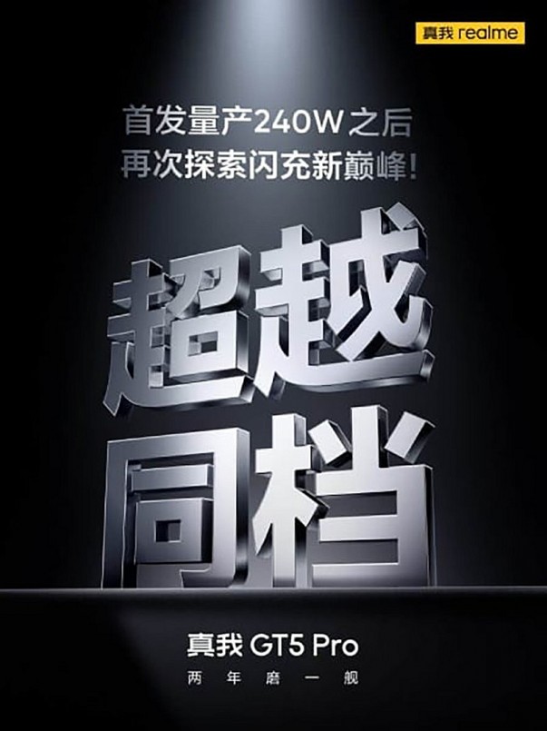 Rò rỉ thông số kỹ thuật Realme GT5 Pro