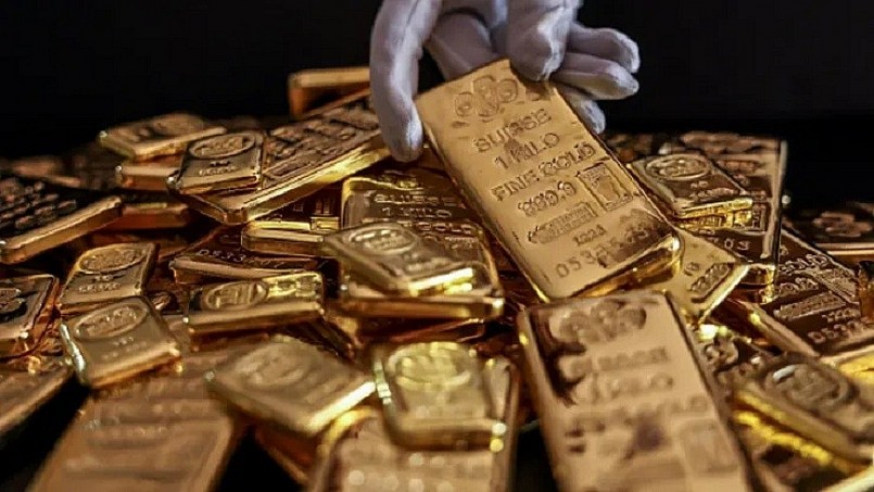 Giá vàng thế giới giao ngay tăng 15,5 USD.