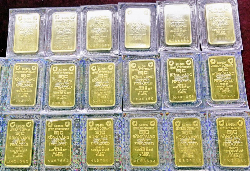 Giá vàng thế giới tiến gần ngưỡng 79 triệu đồng/lượng