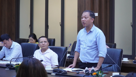 Ông Nguyễn Quang Hiếu - Trưởng phòng Hợp tác quốc tế và Truyền thông, Cục Bảo vệ thực vật, phát biểu.