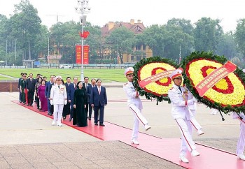 Lãnh đạo Đảng, Nhà nước vào Lăng viếng Chủ tịch Hồ Chí Minh