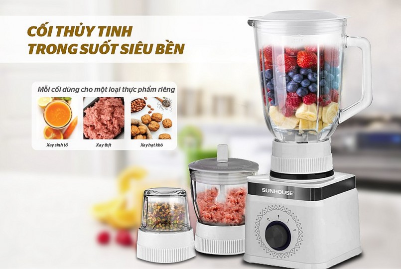 Top 6 máy xay sinh tố ​​​​​​​lý tưởng cho mọi căn bếp