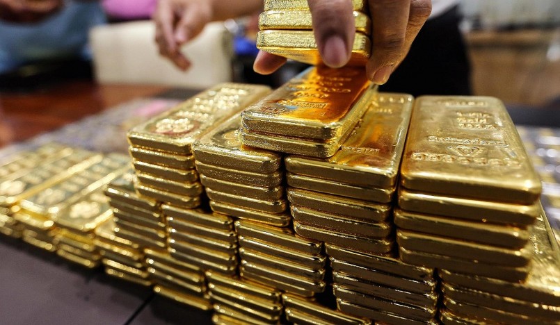 giá vàng trong nước tiếp tục giảm mạnh về dưới 87 triệu đồng/lượng.