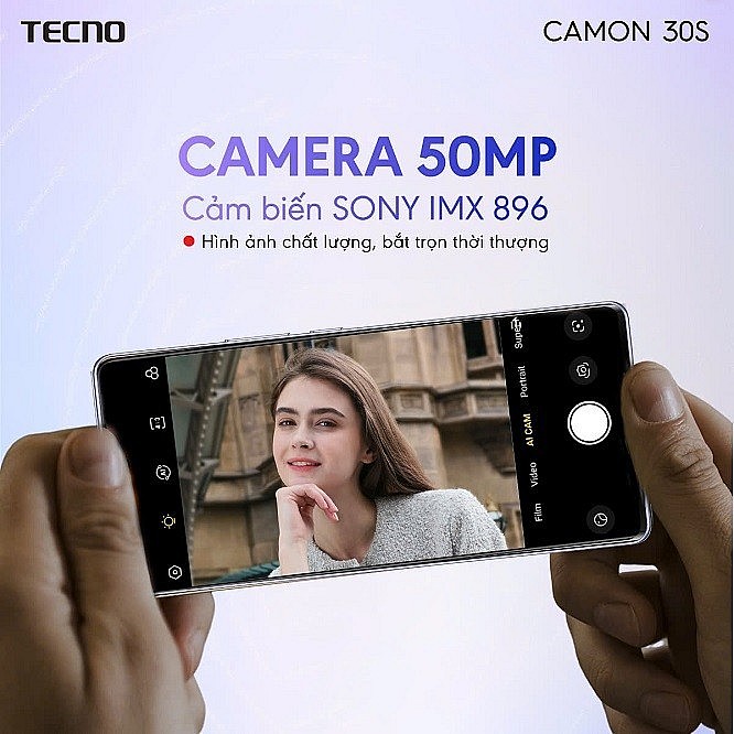 Tecno Camon 30S - Smartphone với  màn hình cong đẹp mắt