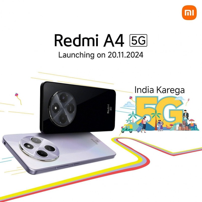 Redmi A4 5G - tân binh 5G giá rẻ của Xiaomi ra mắt