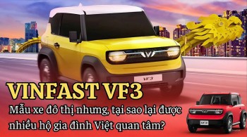 VinFast VF3  - mẫu xe đô thị nhưng tại sao lại được nhiều hộ gia đình Việt quan tâm?