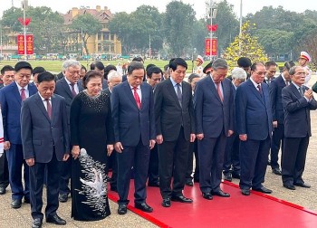 Lãnh đạo Đảng, Nhà nước vào Lăng viếng Chủ tịch Hồ Chí Minh dịp Tết cổ truyền của dân tộc