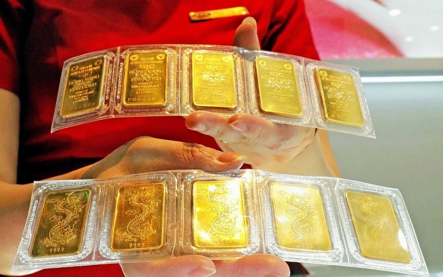 Giá vàng SJC tiếp tục tăng, chênh lệch với thế giới còn 12 triệu đồng/lượng