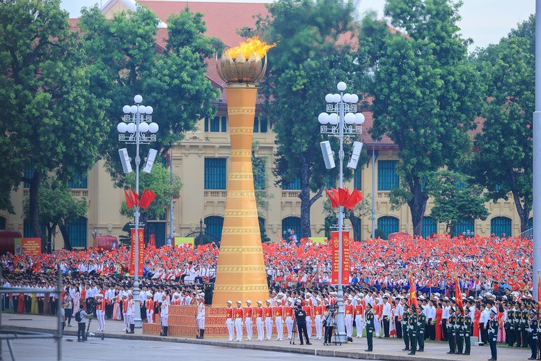 Toàn cảnh Lễ Tổng duyệt chương trình diễu binh, diễu hành kỷ niệm 80 năm Quốc khánh 2/9 Toàn cảnh Lễ Tổng duyệt chương trình diễu binh, diễu hành kỷ niệm 80 năm Quốc khánh 2/9