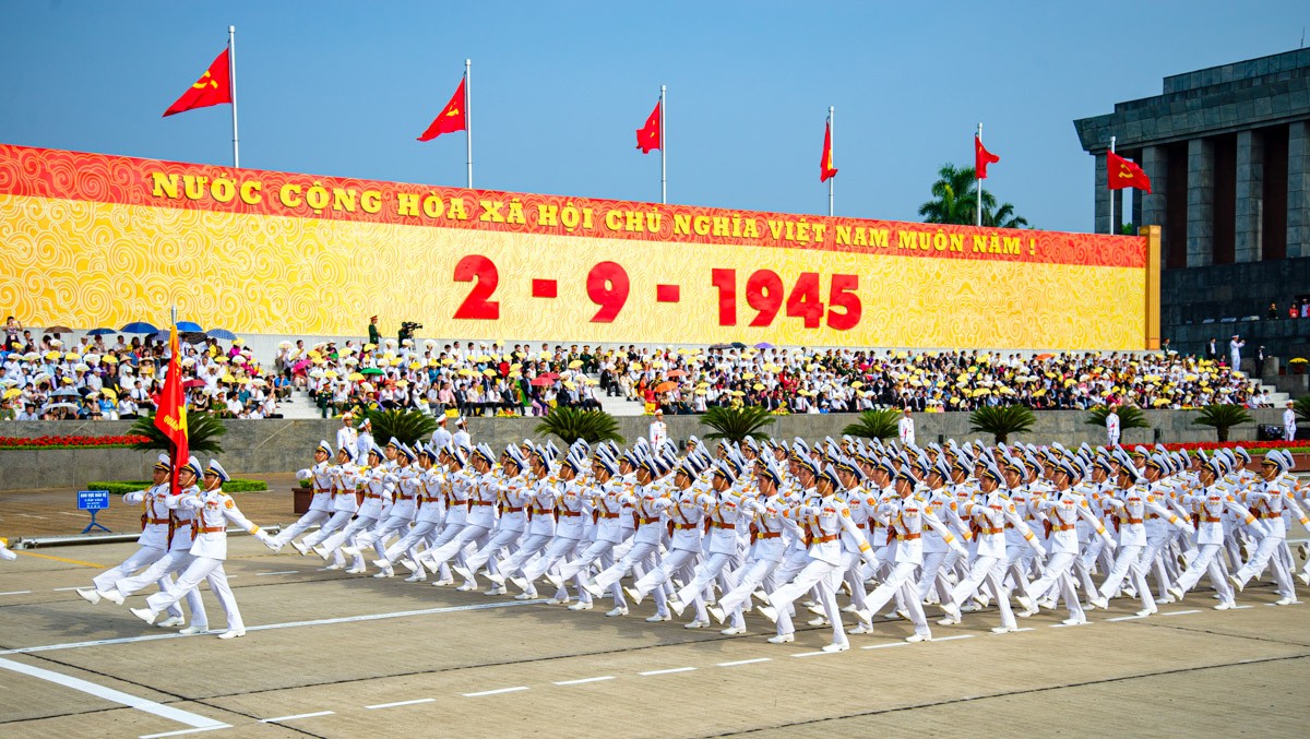 Hình ảnh tư liệu Lễ diễu binh, diễu hành kỷ niệm 70 năm Quốc khánh 2/9