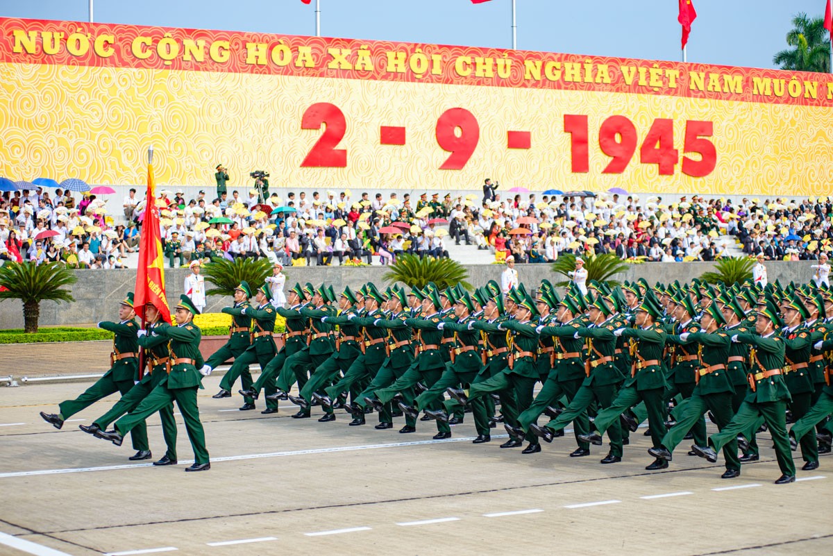 Hình ảnh tư liệu Lễ diễu binh, diễu hành kỷ niệm 70 năm Quốc khánh 2/9