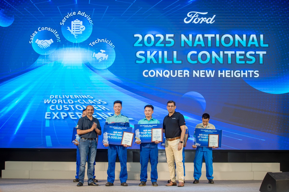 Ford Việt Nam nâng tầm chất lượng dịch vụ qua Hội thi Tay nghề toàn quốc 2025