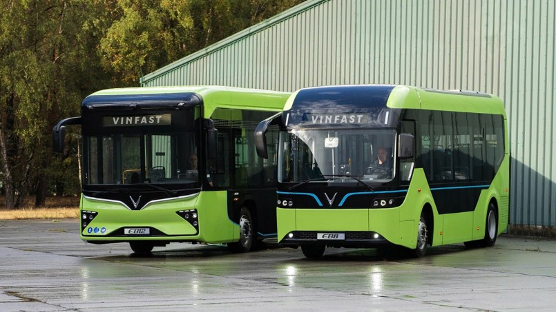 VinFast EB 12 ra mắt châu Âu: Xe buýt điện “khủng” chở 90 người, chạy 400km/lần sạc
