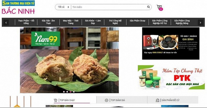 Sản phẩm OCOP Bắc Ninh bứt tốc nhờ thương mại điện tử Sản phẩm OCOP Bắc Ninh bứt tốc nhờ thương mại điện tử