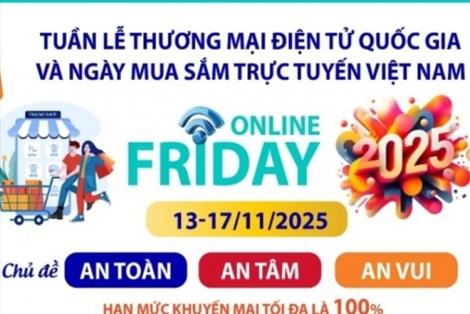 Online Friday 2025: Thúc đẩy thương mại điện tử an toàn, bền vững và lấy người tiêu dùng làm trung tâm