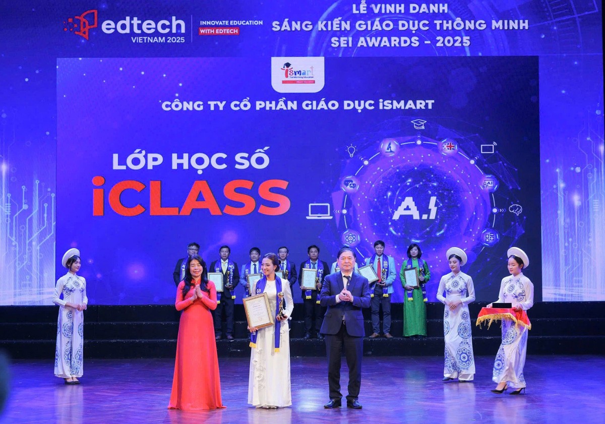 Vinh danh “Sáng kiến giáo dục thông minh – SEI Awards” lần thứ III, năm 2025 Vinh danh “Sáng kiến giáo dục thông minh – SEI Awards” lần thứ III, năm 2025