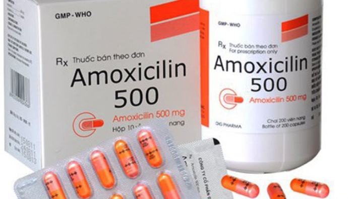 Tạm dừng phân phối, buôn bán và sử dụng thuốc Amoxicillin 500mg