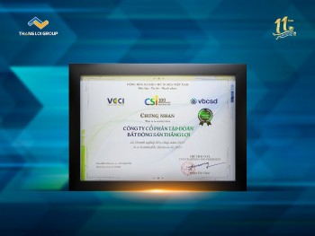 Tập đoàn BĐS Thắng Lợi đạt top 100 doanh nghiệp phát triển bền vững năm 2021