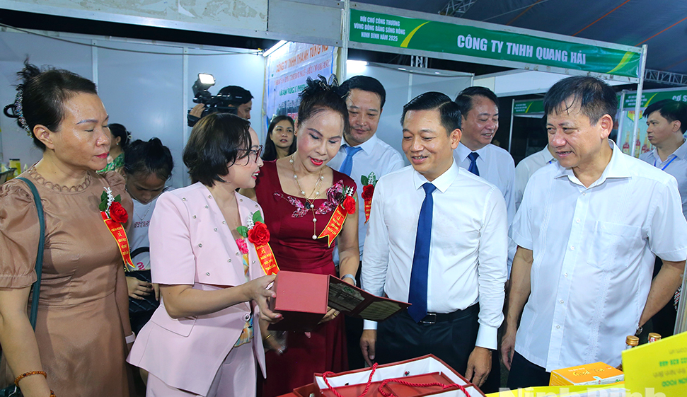 250 gian hàng sản phẩm OCOP góp mặt tại Ninh Bình